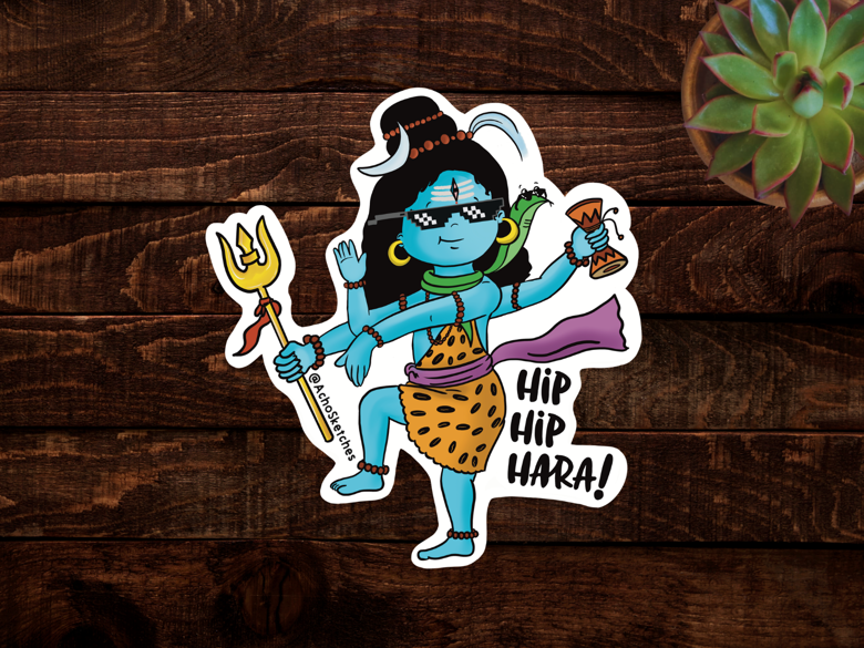 Hip Hip Hara! Sticker