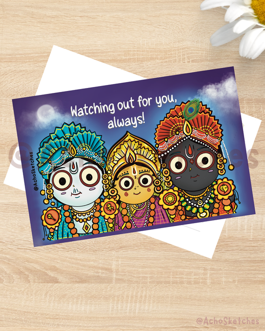 Lord Jagannath Art Print (4x6)