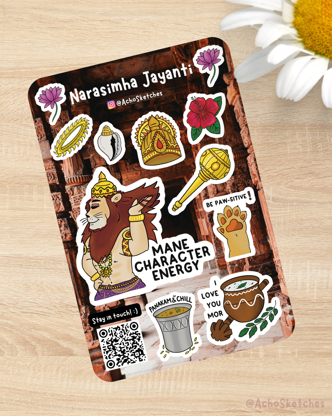 Narasimha Jayanti Sticker Sheet