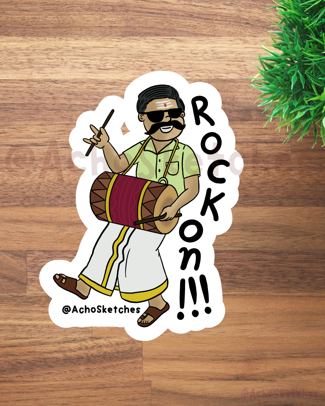 "Rock On!" Sticker