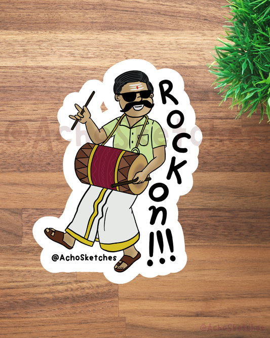 "Rock On!" Sticker