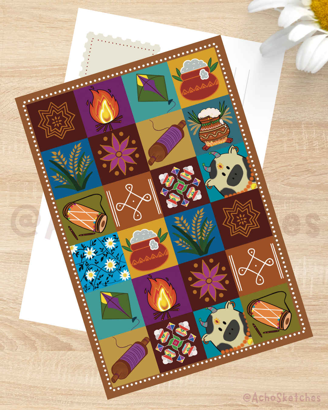 Makar Sankranti Art Print (4x6)