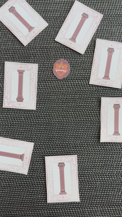 Pillar Guessing Card Game DIY